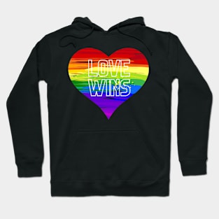 Rainbow pride love winds LGBTQ ally Hoodie